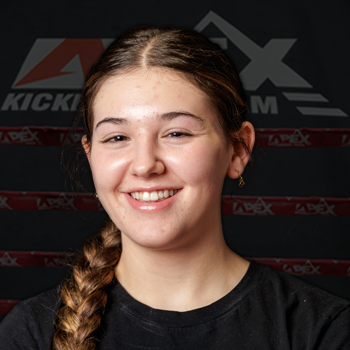 Rebecca Berry, assistant kids & youth Kickboxing instructor.