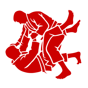 Brazilian Jiu-Jitsu Silhouette